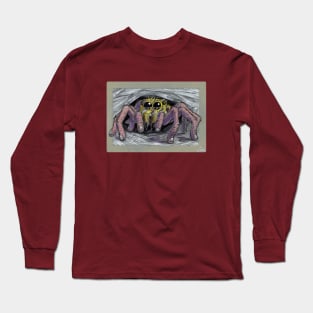 Finger Jumping Spider Long Sleeve T-Shirt